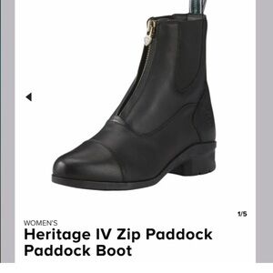 Ariat Women's Heritage IV Black Ankle Boots